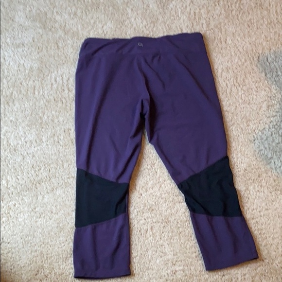 Gap fit purple/blk mesh crop size L - Picture 2 of 2